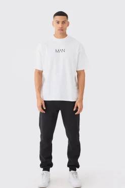 Man Dash Oversized Basic Extended Neck T-shirt | UK^boohooMAN Discount