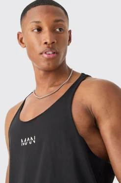 Man Dash Racer Back Basic Vest | UK^boohooMAN New