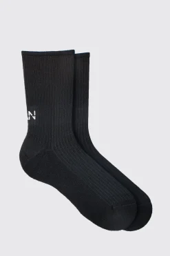 boohooMAN Man Dash Ribbed Socks In | UK| Underwear & Socks|Underwear & Socks