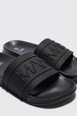 boohooMAN Man Dash Slider | UK| Sliders & Slippers
