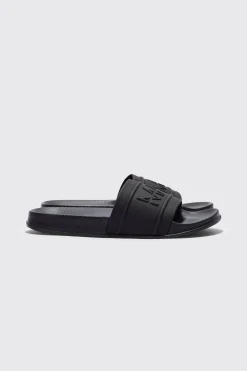 boohooMAN Man Dash Slider | UK| Sliders & Slippers