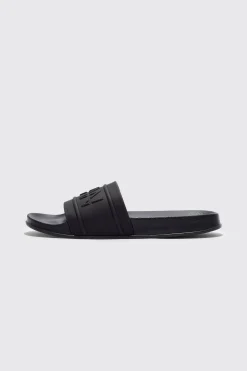 boohooMAN Man Dash Slider | UK| Sliders & Slippers