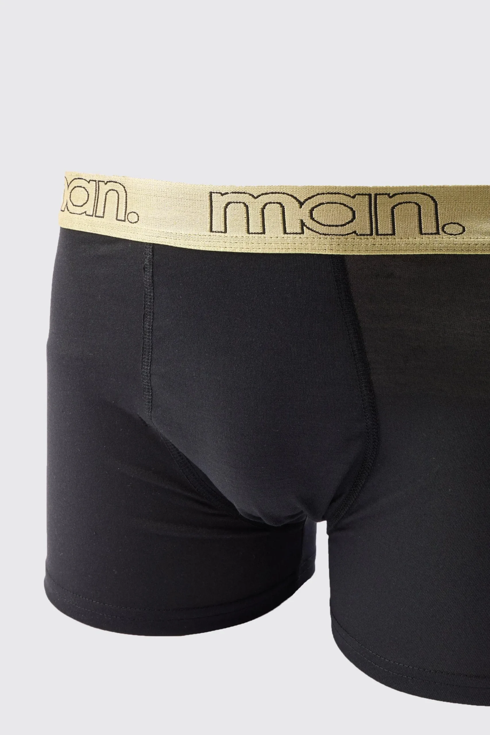 boohooMAN Man Gold Waistband Boxer | UK| Underwear & Socks|Underwear & Socks