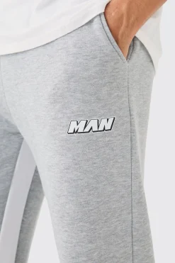 boohooMAN Man Gusset Contrast Stitch Jogger | UK| Trousers|Joggers