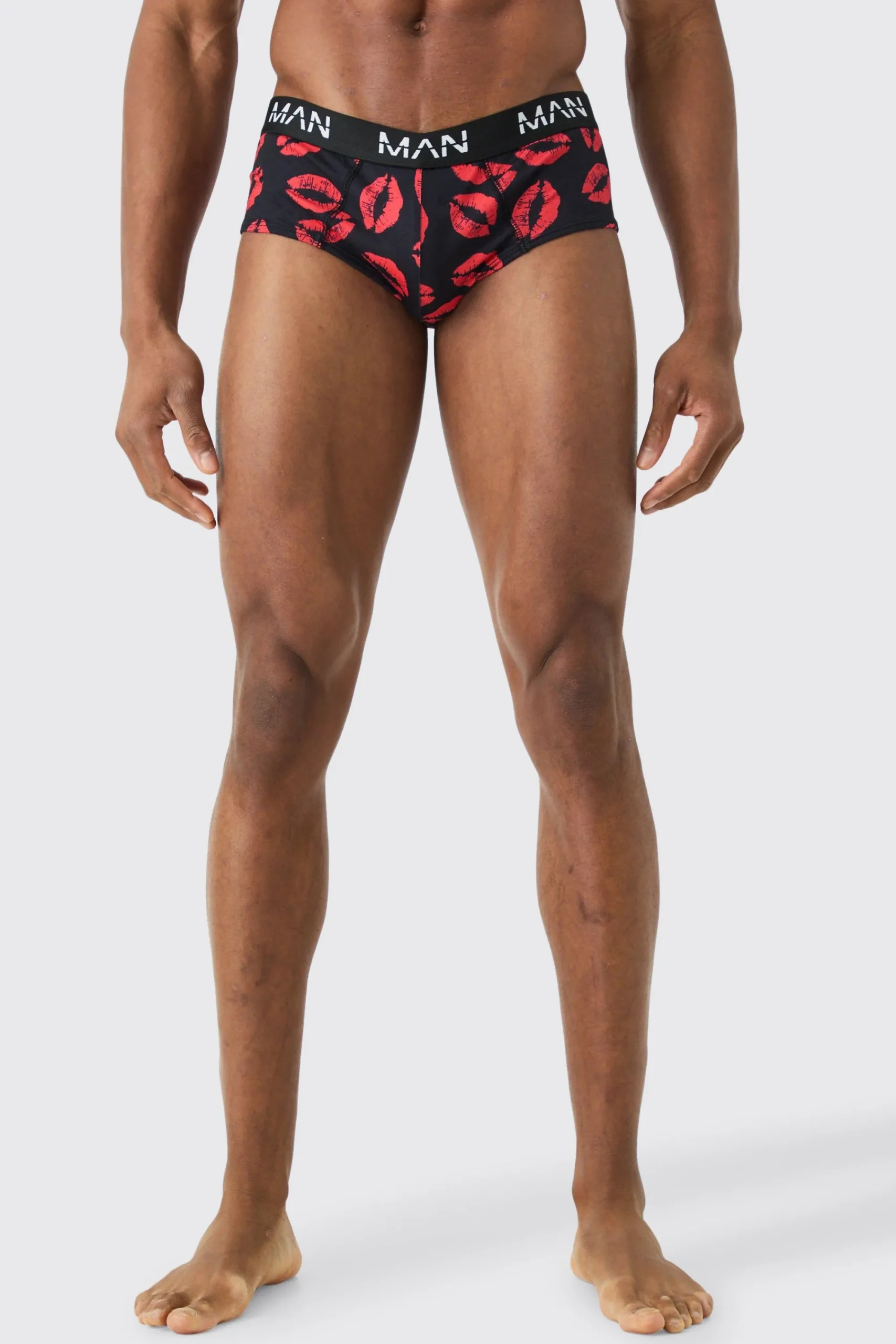 boohooMAN Man Lips Printed Briefs | UK| Underwear & Socks|Underwear & Socks