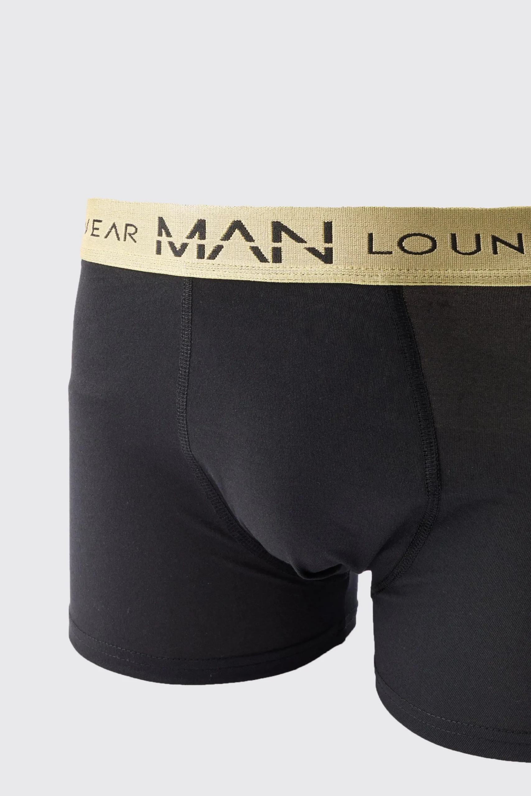 boohooMAN Man Lounge Gold Waistband Boxer | UK| Underwear & Socks|Underwear & Socks