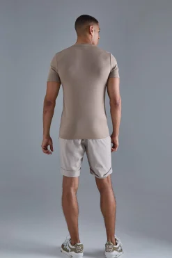 Man Muscle Fit Scuba T-shirt | UK^boohooMAN Best