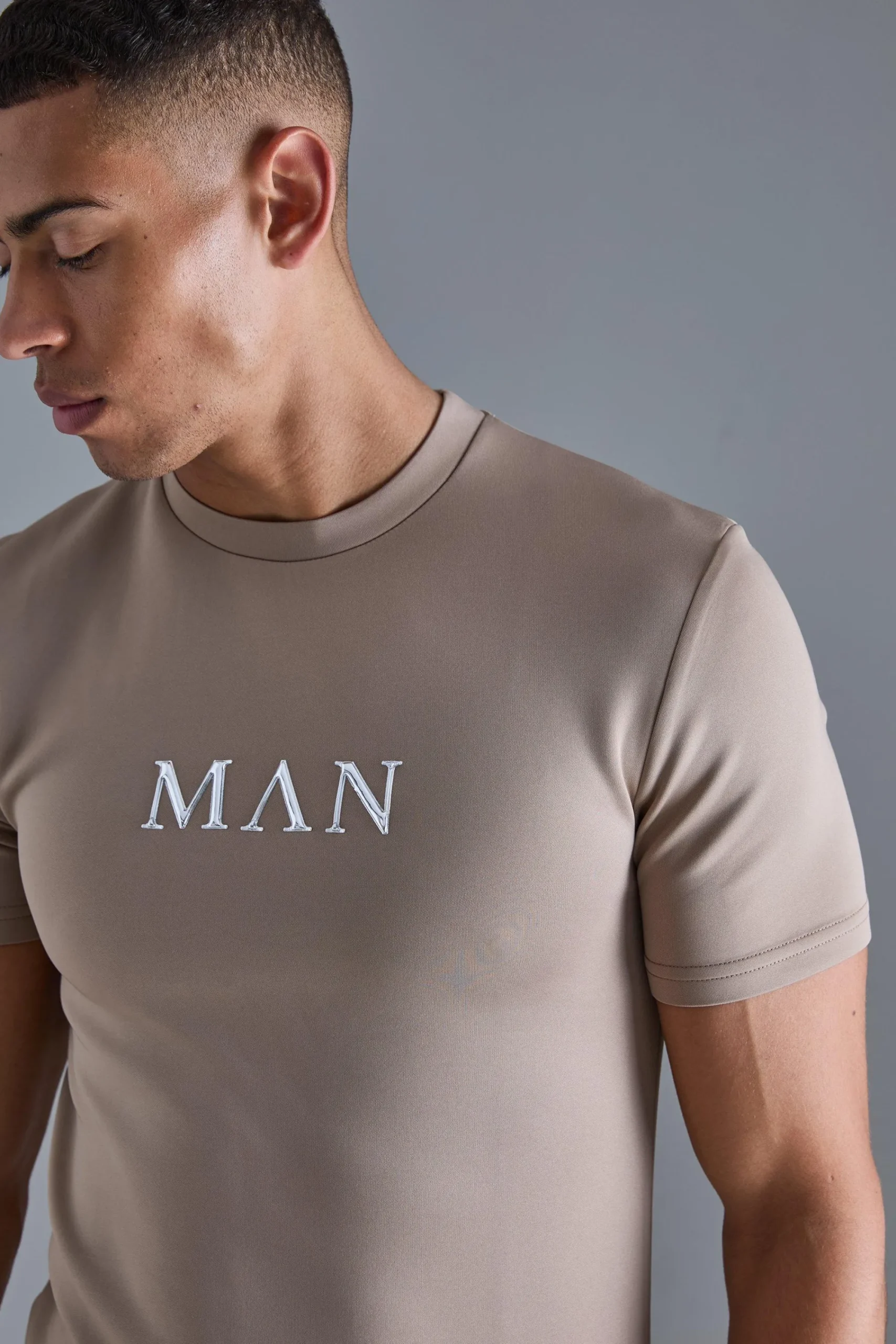 Man Muscle Fit Scuba T-shirt | UK^boohooMAN Best
