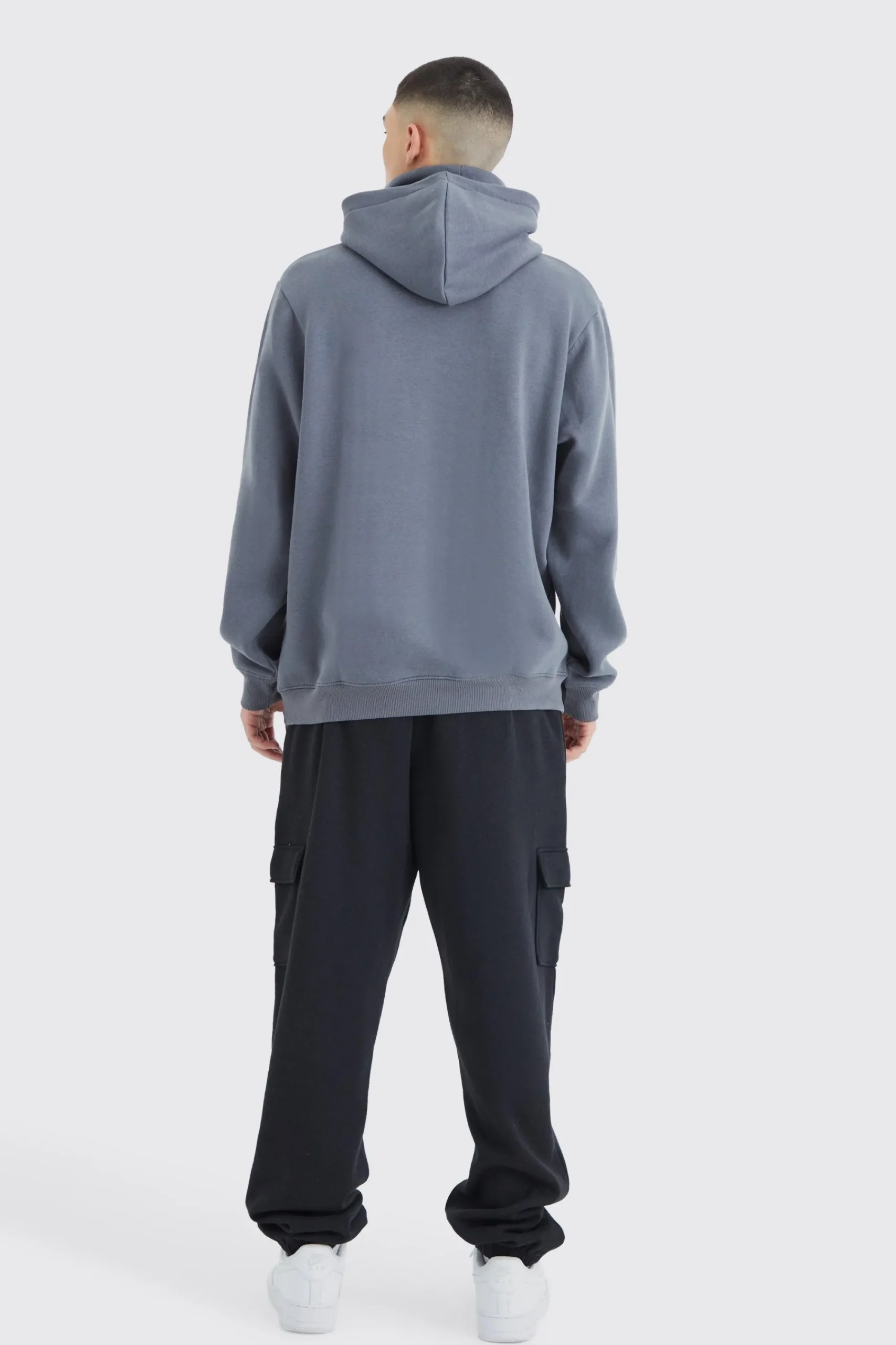 boohooMAN Man Official Jersey Hoodie With Snood | UK| Hoodies & Sweatshirts