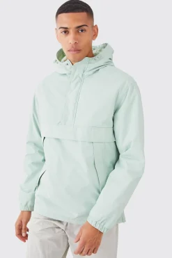 boohooMAN Man Overhead Hooded Parka | UK| Coats & Jackets