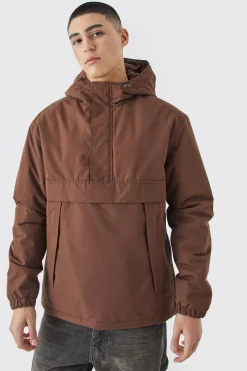 boohooMAN Man Overhead Hooded Parka | UK| Coats & Jackets