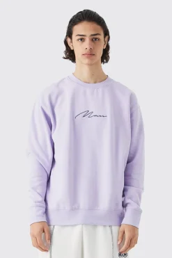 boohooMAN Man Oversized Basic Sweatshirt | UK| Hoodies & Sweatshirts