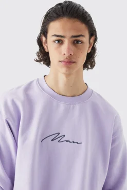boohooMAN Man Oversized Basic Sweatshirt | UK| Hoodies & Sweatshirts