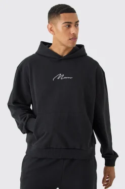 boohooMAN Man Oversized Boxy Heavyweight Hoodie | UK| Hoodies & Sweatshirts