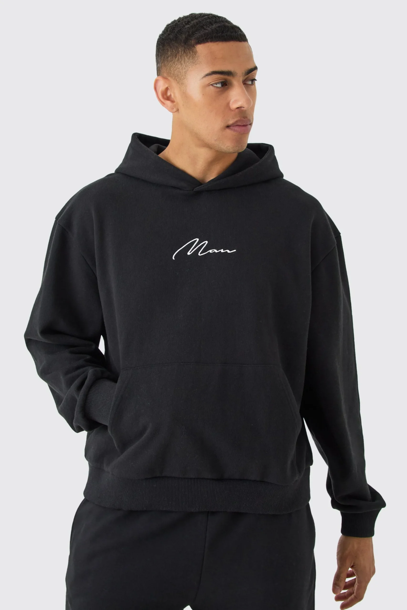 boohooMAN Man Oversized Boxy Heavyweight Hoodie | UK| Hoodies & Sweatshirts