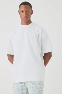 boohooMAN Man Oversized Extended Neck T-shirt & Jacquard Jogger Set | UK| Sets & Co-Ords