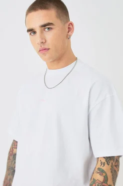 boohooMAN Man Oversized Extended Neck T-shirt & Jacquard Jogger Set | UK| Sets & Co-Ords|Tracksuits