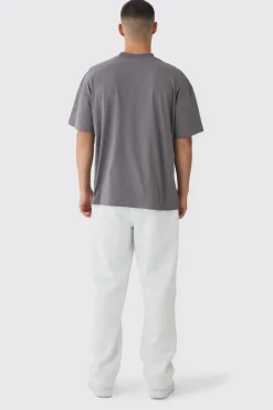 Man Oversized Extended Neck Heavyweight T-shirt | UK^boohooMAN Clearance