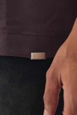 Man Oversized Extended Neck Heavy Interlock Ribbed Cuff T-shirt | UK^boohooMAN Discount