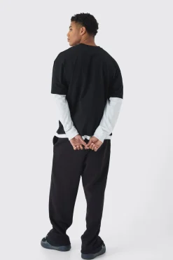 MAN Oversized Faux Layer T-Shirt | UK^boohooMAN Best