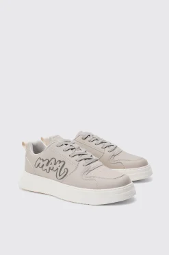 boohooMAN Man PU Chunky Sole Trainer In | UK| Trainers & Hi-Tops