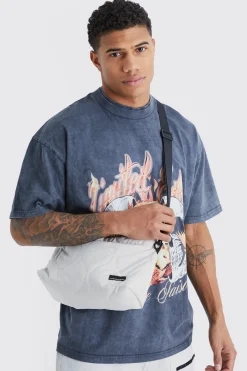 boohooMAN Man Quilted Cross Body Nylon Bag | UK| Bags & Wallets