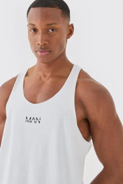 Man Racer Back Basic Vest | UK^boohooMAN