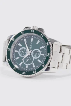 boohooMAN Man Roman Chronograph Style Watch | UK| Jewellery & Watches