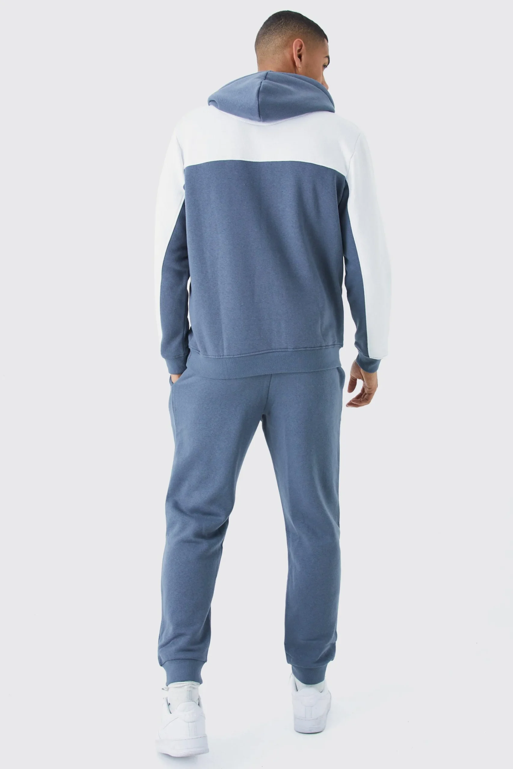 boohooMAN Man Roman Colour Block Hooded Tracksuit | UK| Tracksuits