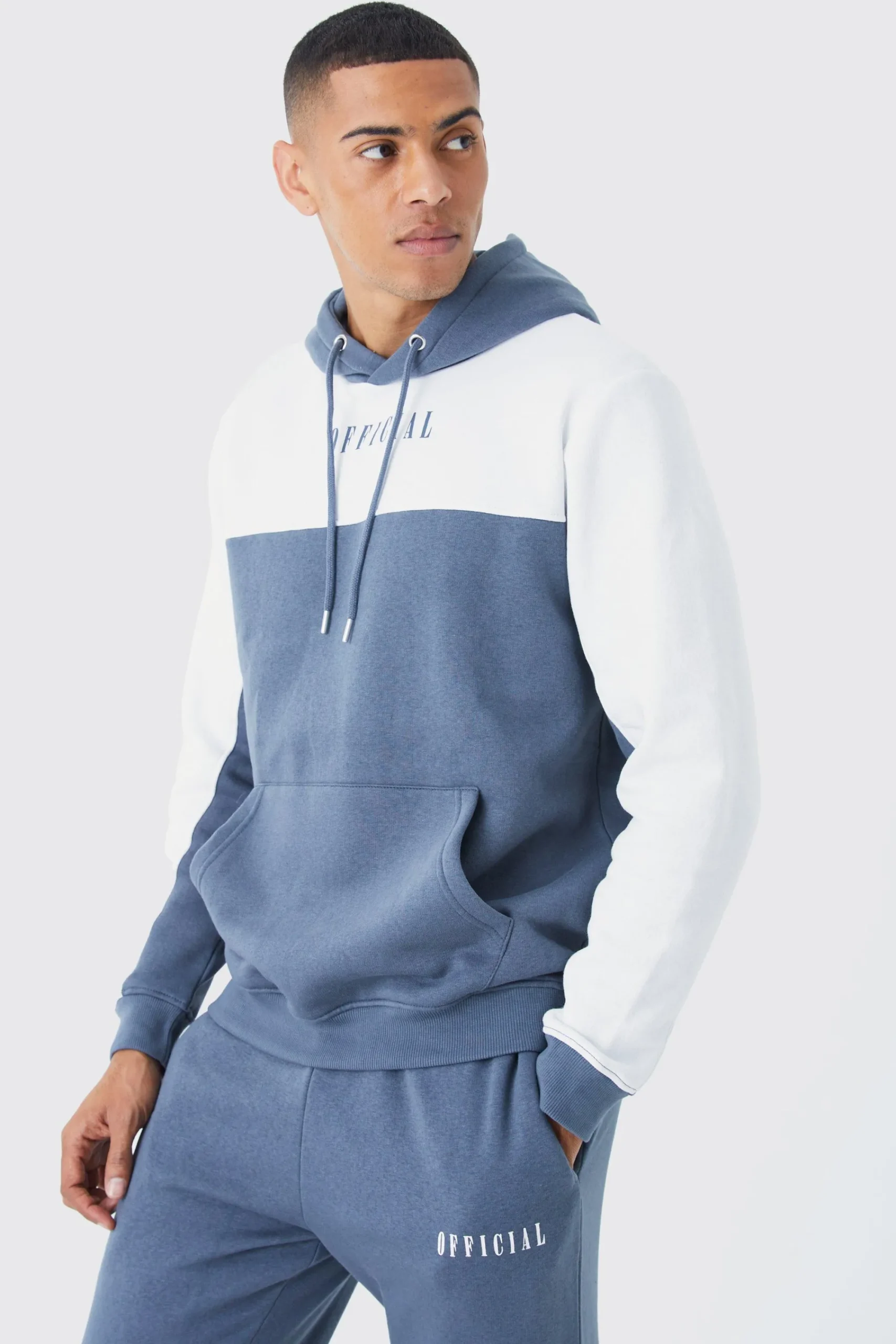 boohooMAN Man Roman Colour Block Hooded Tracksuit | UK| Tracksuits