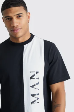Man Roman Colour Block T-shirt | UK^boohooMAN Outlet