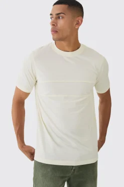 Man Script Slim Colour Block T-shirt | UK^boohooMAN Discount