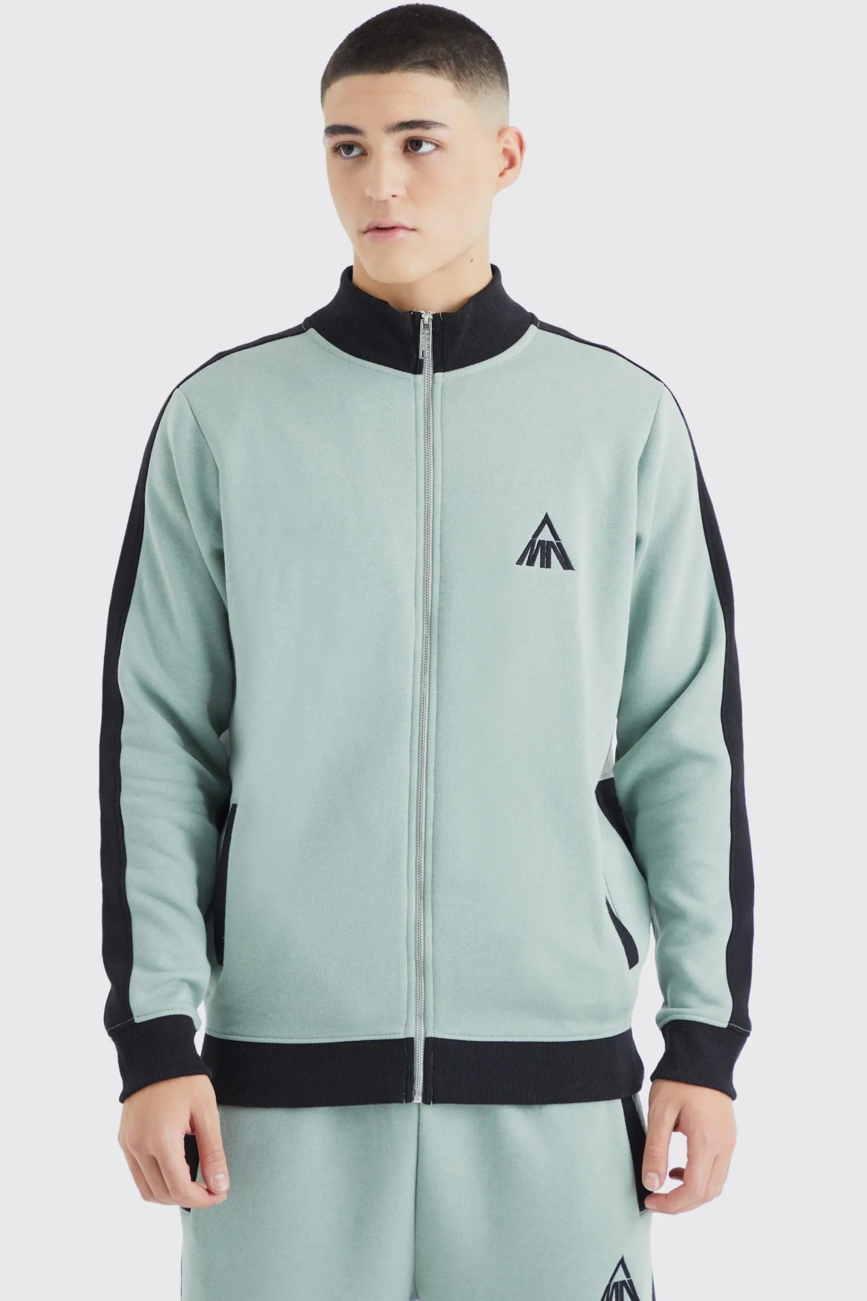 boohooMAN Man Side Panel 1/4 Zip Funnel Neck Sweatshirt | UK| Hoodies & Sweatshirts