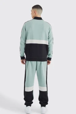 boohooMAN Man Side Panel 1/4 Zip Funnel Neck Sweatshirt | UK| Hoodies & Sweatshirts