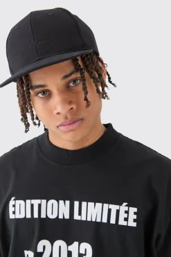 boohooMAN Man Signature Basic Snapback Cap In | UK| Hats & Caps