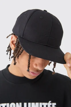 boohooMAN Man Signature Basic Snapback Cap In | UK| Hats & Caps