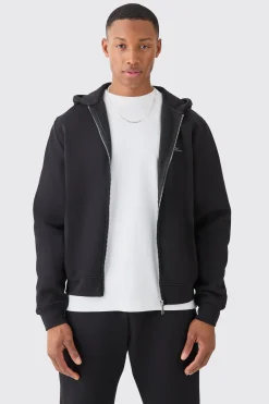 boohooMAN Man Signature Boxy Zip Through Hooded Tracksuit | UK| Tracksuits