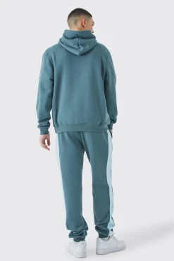 boohooMAN Man Signature Colour Block Hooded Tracksuit | UK| Tracksuits