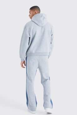 boohooMAN Man Signature Denim Gusset Tracksuit | UK| Tracksuits