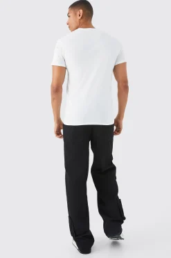 Man Signature Embroidered T-shirt | UK^boohooMAN Sale