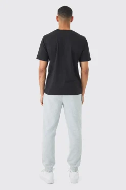 Man Signature Embroidered T-shirt | UK^boohooMAN Online