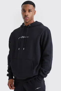 boohooMAN Man Signature Over The Head Hoodie | UK| Hoodies & Sweatshirts