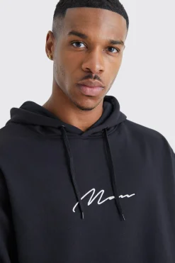 boohooMAN Man Signature Over The Head Hoodie | UK| Hoodies & Sweatshirts