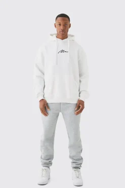 boohooMAN Man Signature Overszied Over The Head Hoodie | UK| Hoodies & Sweatshirts