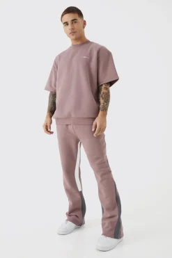 boohooMAN Man Signature Tiger Half Sleeve Gusset Tracksuit | UK| Tracksuits