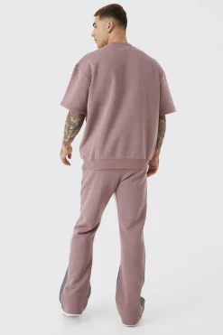 boohooMAN Man Signature Tiger Half Sleeve Gusset Tracksuit | UK| Tracksuits