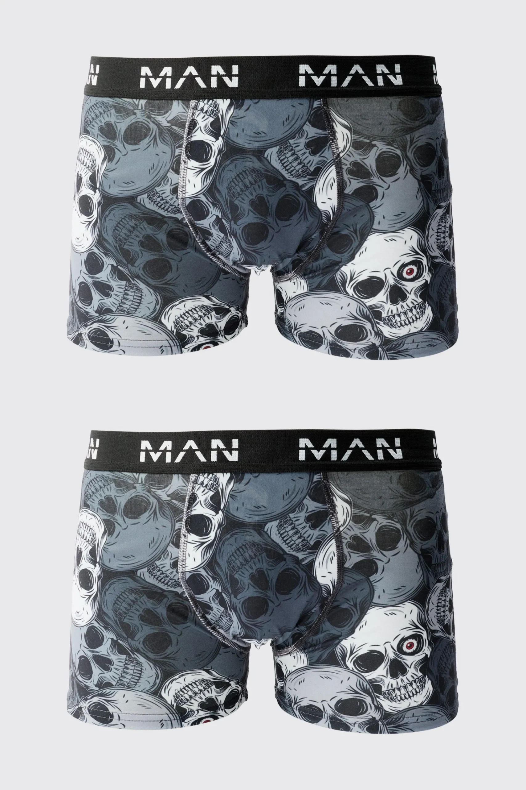 boohooMAN Man Skull Printed Boxers | UK| Underwear & Socks|Underwear & Socks