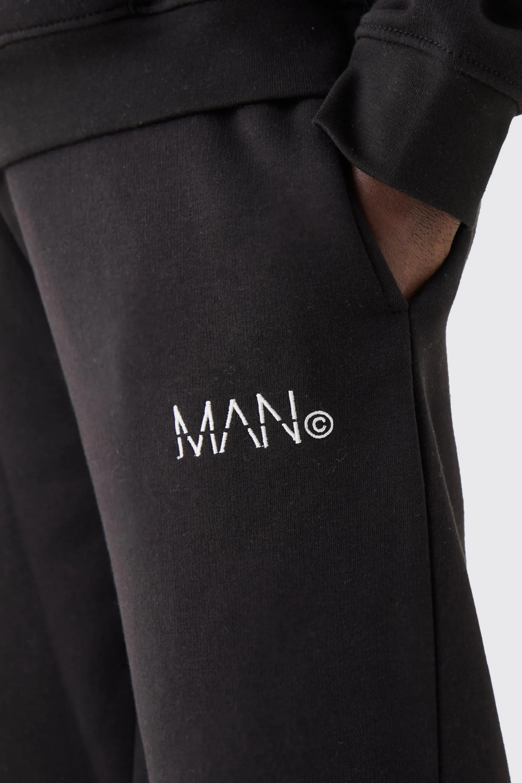 boohooMAN Man Split Hem Jogger | UK| Trousers|Joggers