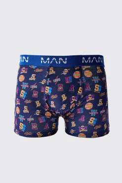boohooMAN Man Varsity Printed Boxers | UK| Underwear & Socks|Underwear & Socks