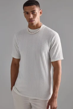 Marl Brushed Rib T-shirt | UK^boohooMAN
